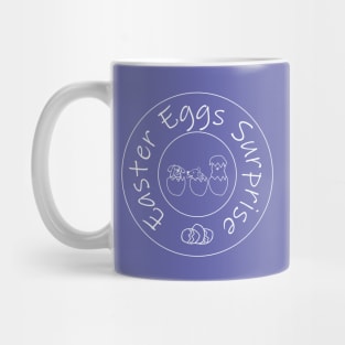 Puppies Funny Easter Eggs Surprise Mug